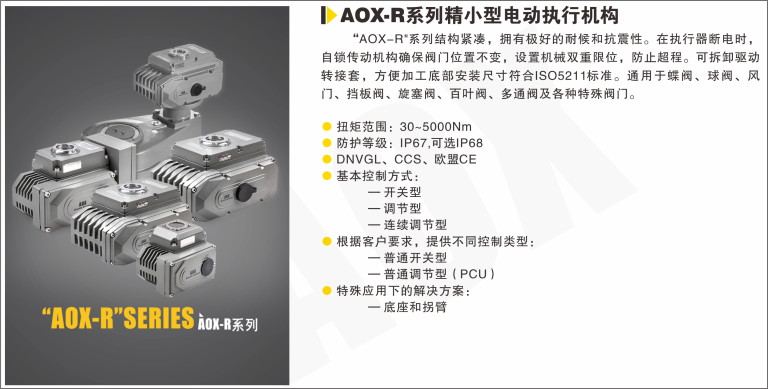AOX-R系列精小型电动执行器